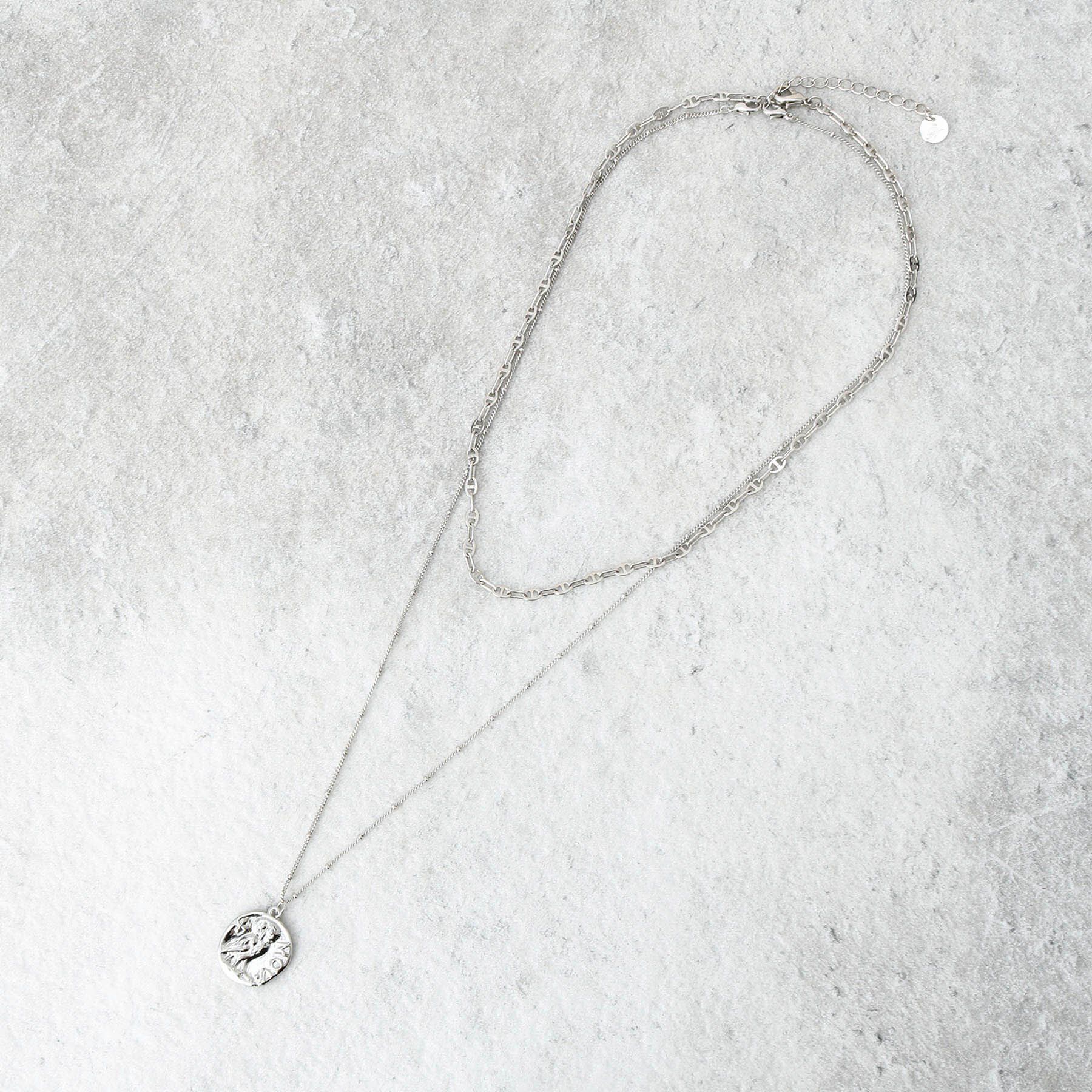 Dessin「【3WAY】コインネックレス」|ネックレス|シルバー(006)