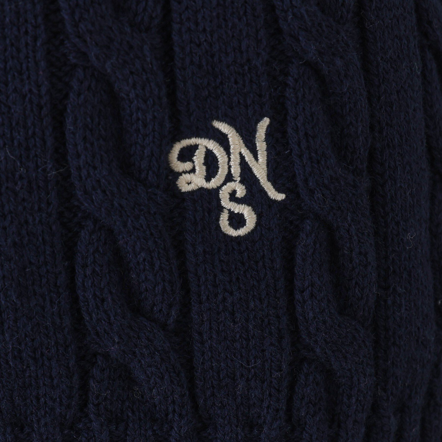 Dessin「【ユニセックス・洗える】クルーネックケーブルニット」|ニット・セーター|