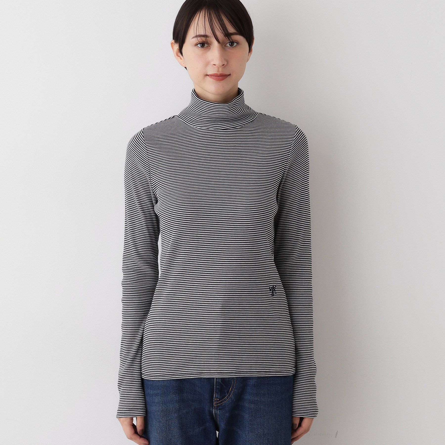 Dessin「【吸湿発熱/抗菌防臭】ジンジャー混タートルネックプルオ－バー」|Tシャツ・カットソー|