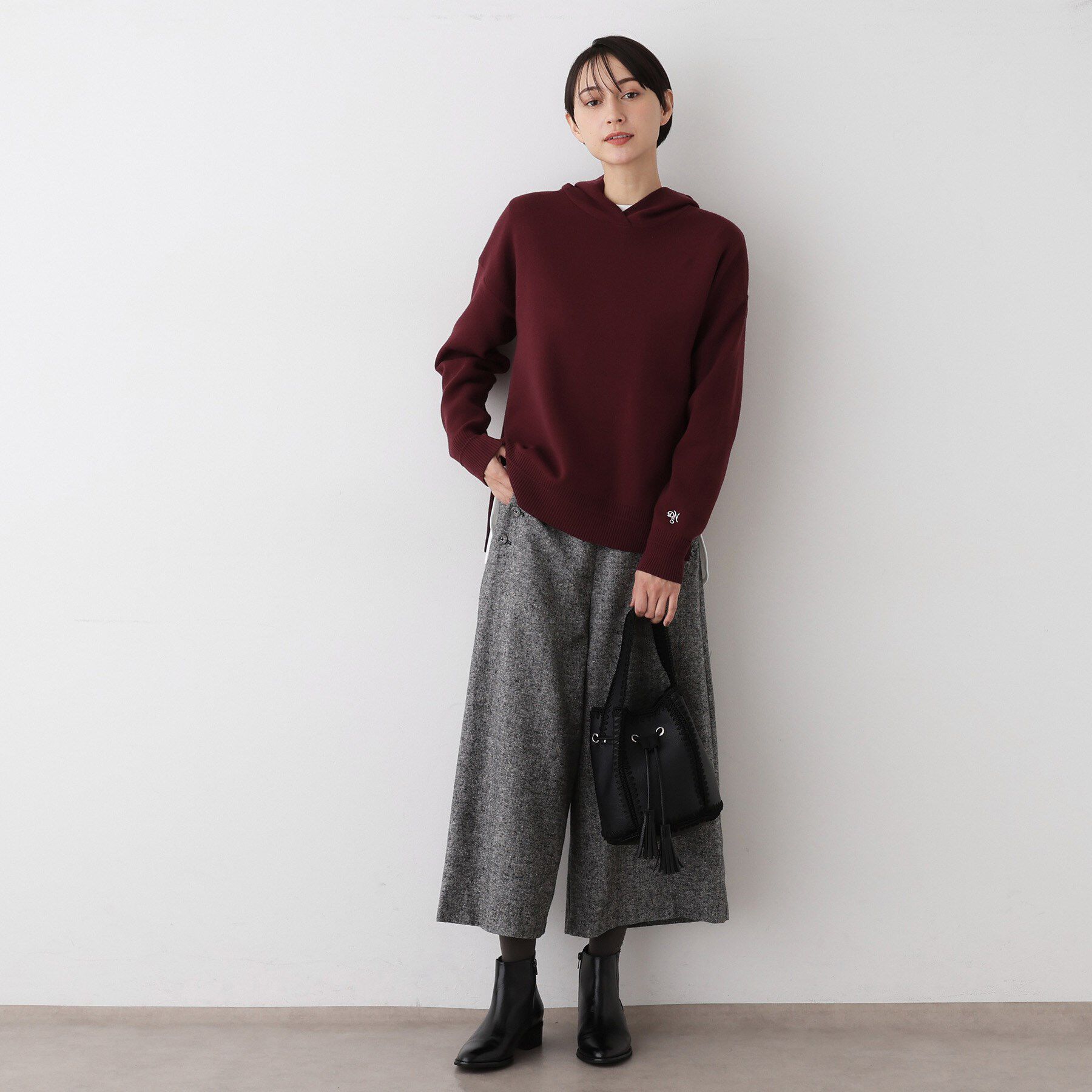 Dessin「かがりステッチ巾着バッグ」|ショルダー・メッセンジャー|