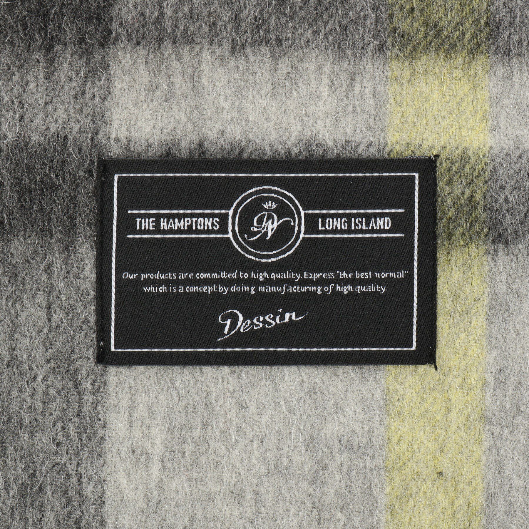 Dessin「バイカラーチェックストール」|ストール|