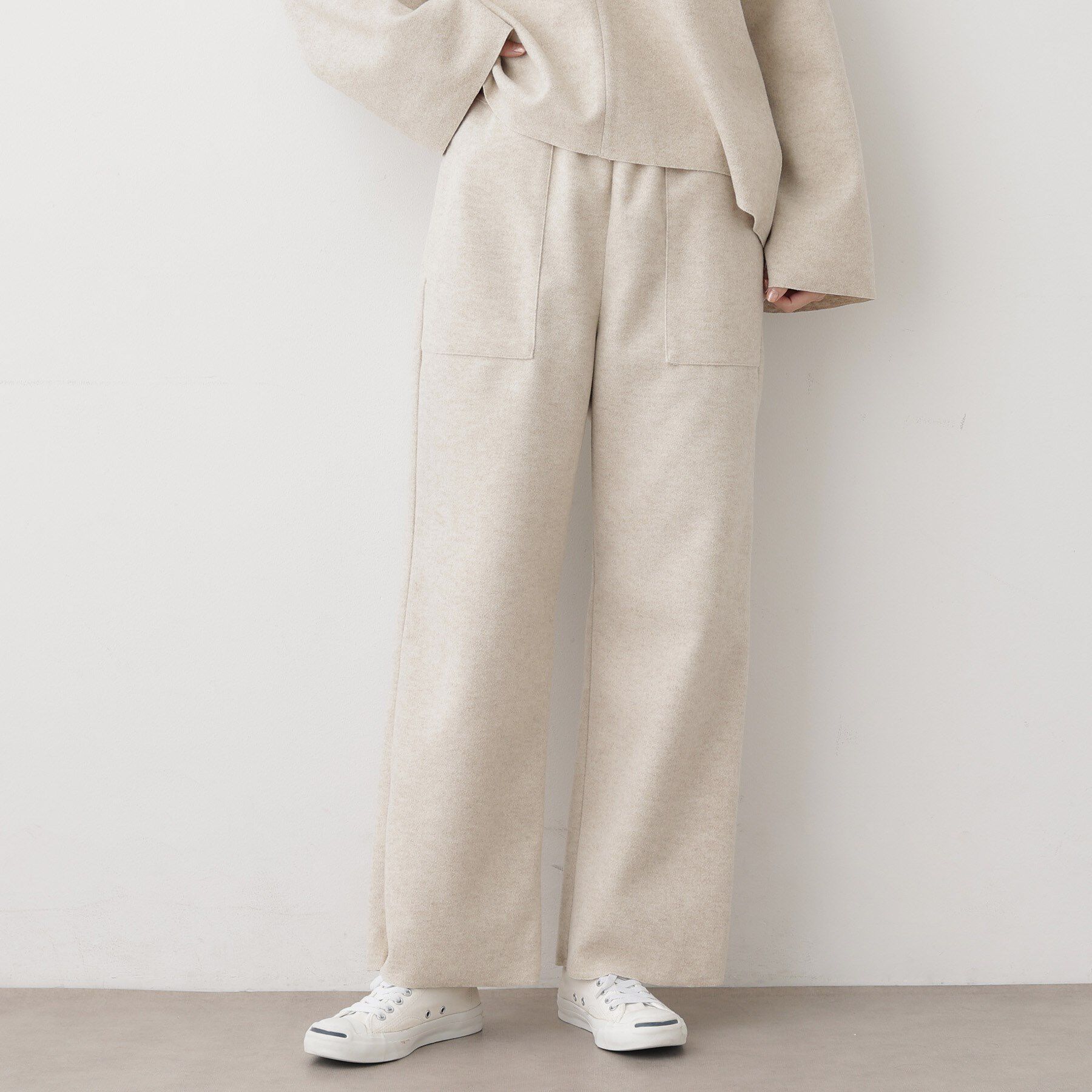 Dessin「【セットアップ可/洗える】メルトンリラクシーパンツ」|その他|