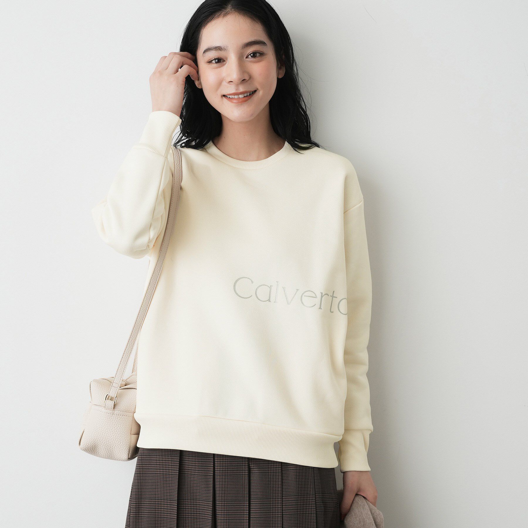 Dessin「【洗える】裏起毛ロゴスウェット」|パーカー|