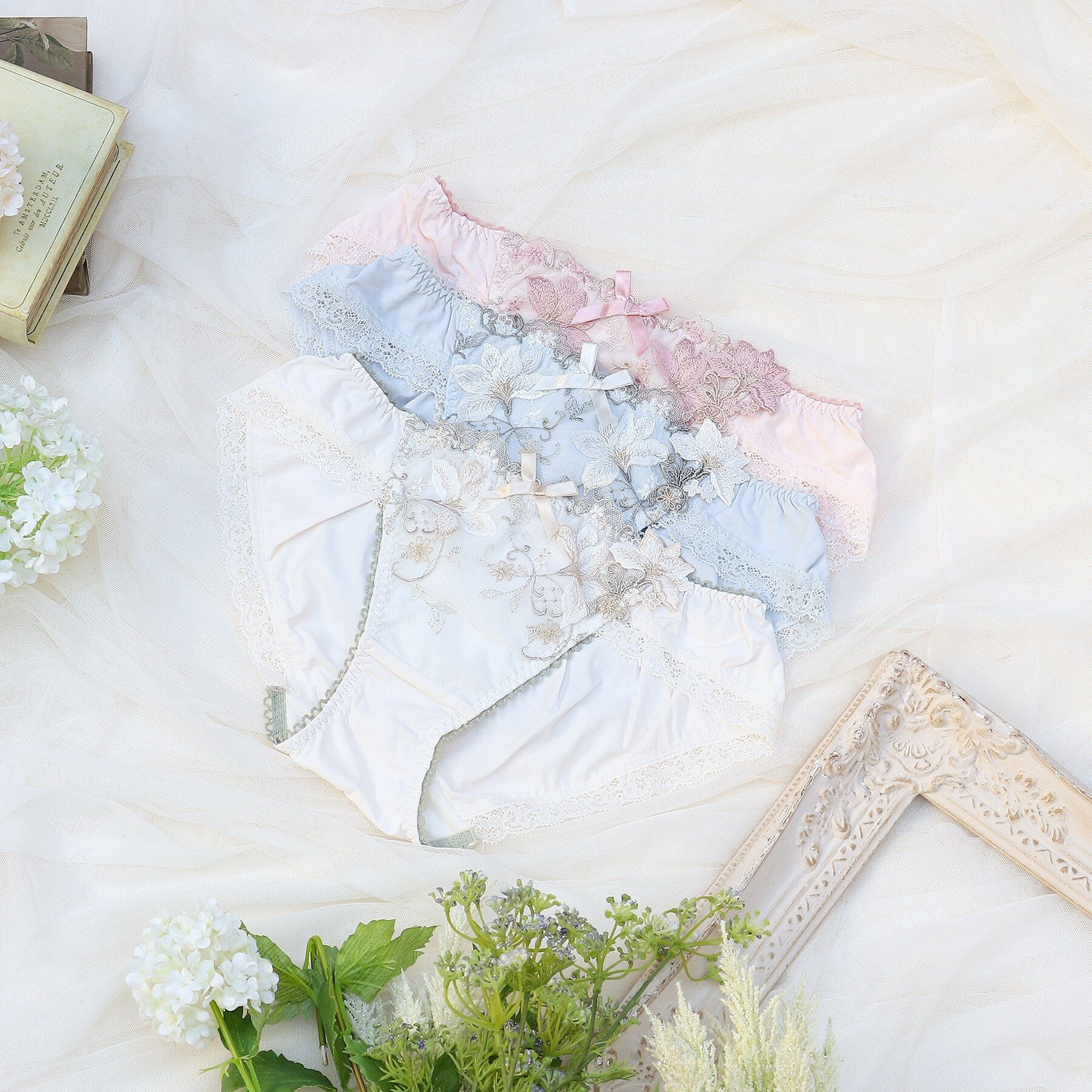 Risa Magli「フルーリ ノーマルショーツ」|インナー|