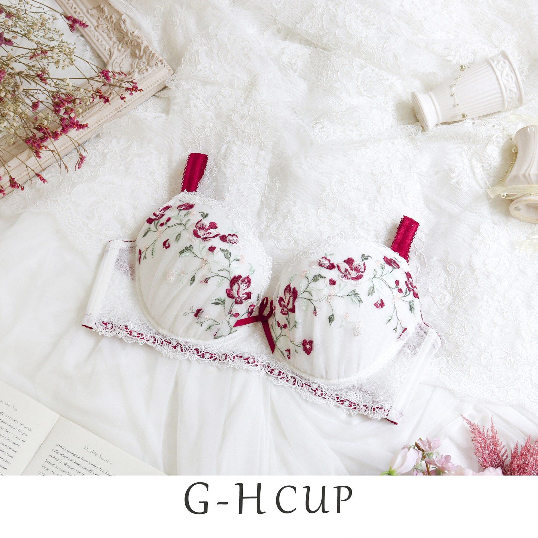 Risa Magli「ミステル ブラジャー」|インナー|レッド(061)