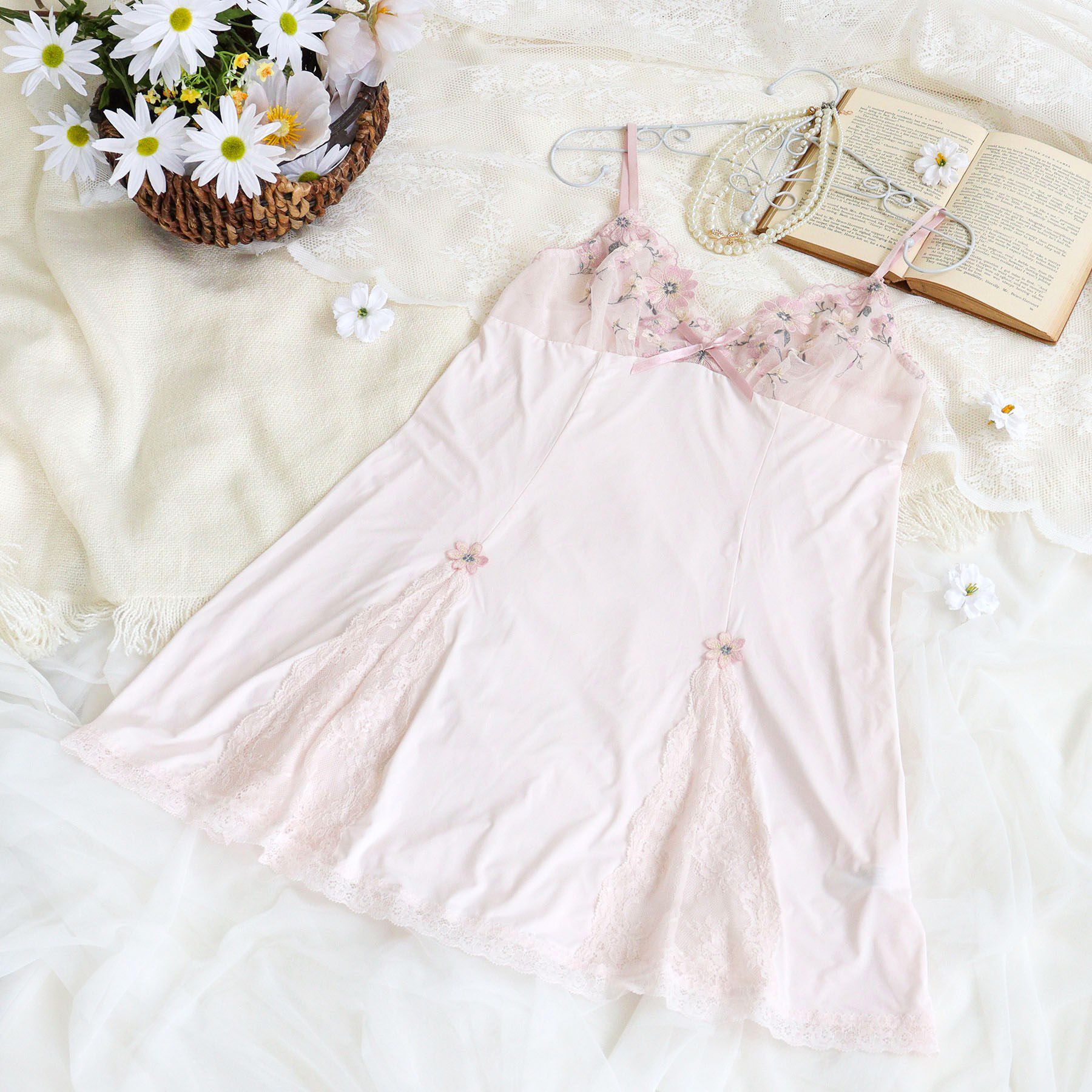 Risa Magli「アルマ スリップ」|キャミソール|ピンク(071)