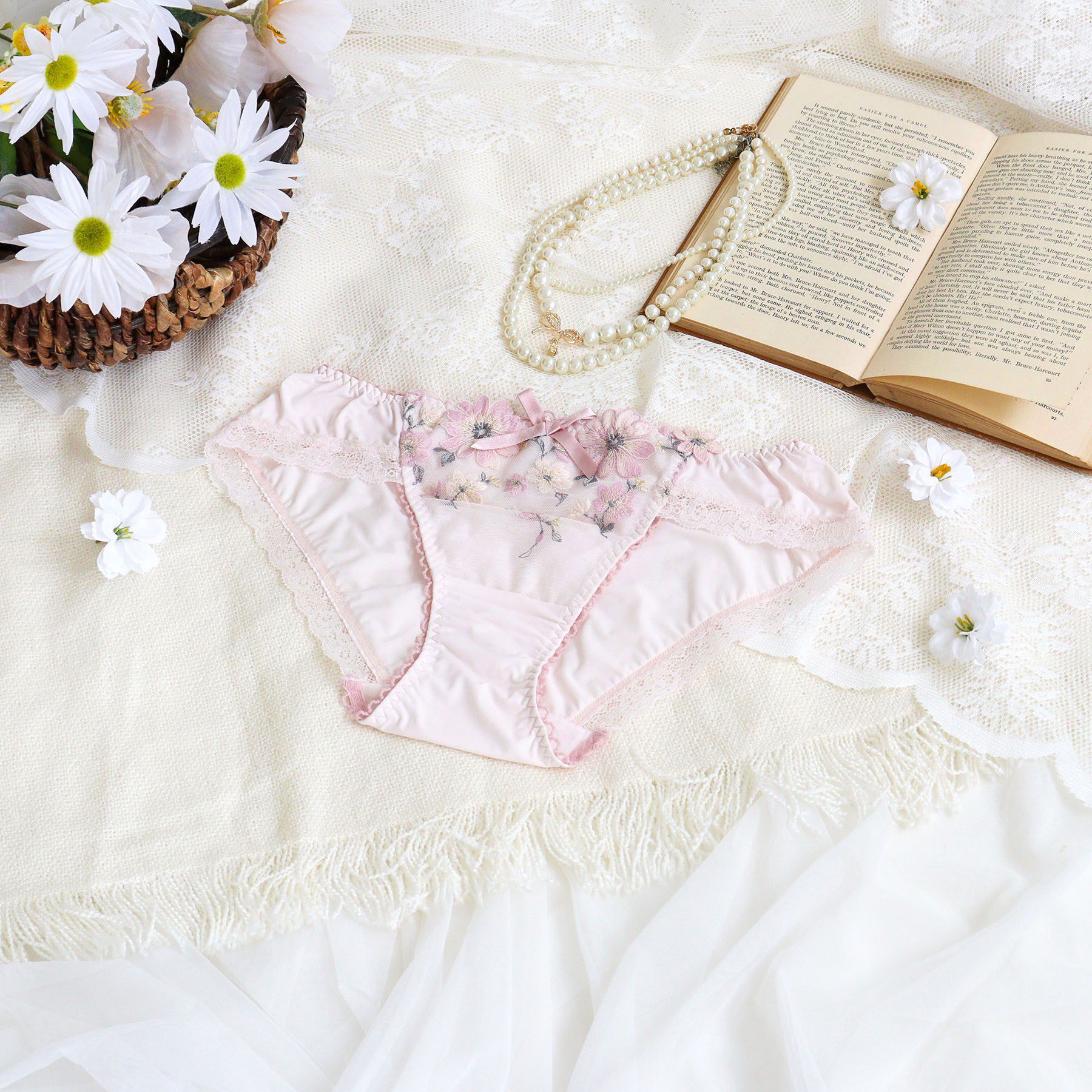 Risa Magli「アルマ ノーマルショーツ」|インナー|ピンク(071)