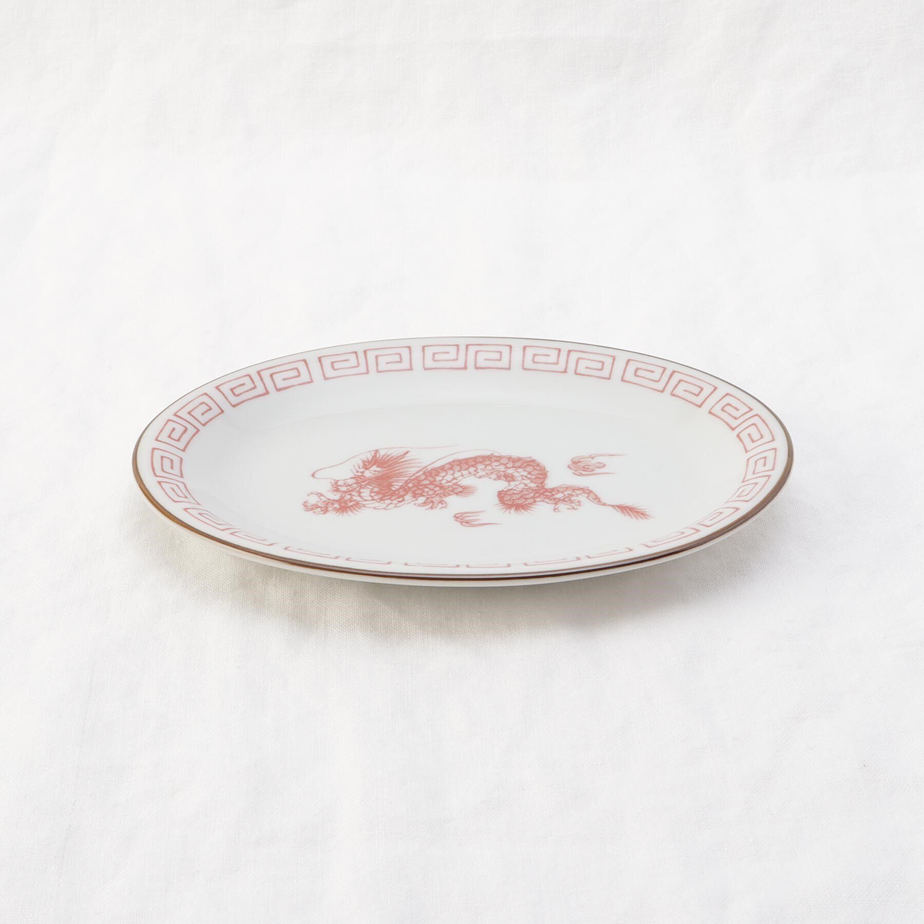 212 KITCHEN STORE「レトロ中華 楕円皿 赤龍」|食器・キッチングッズ|