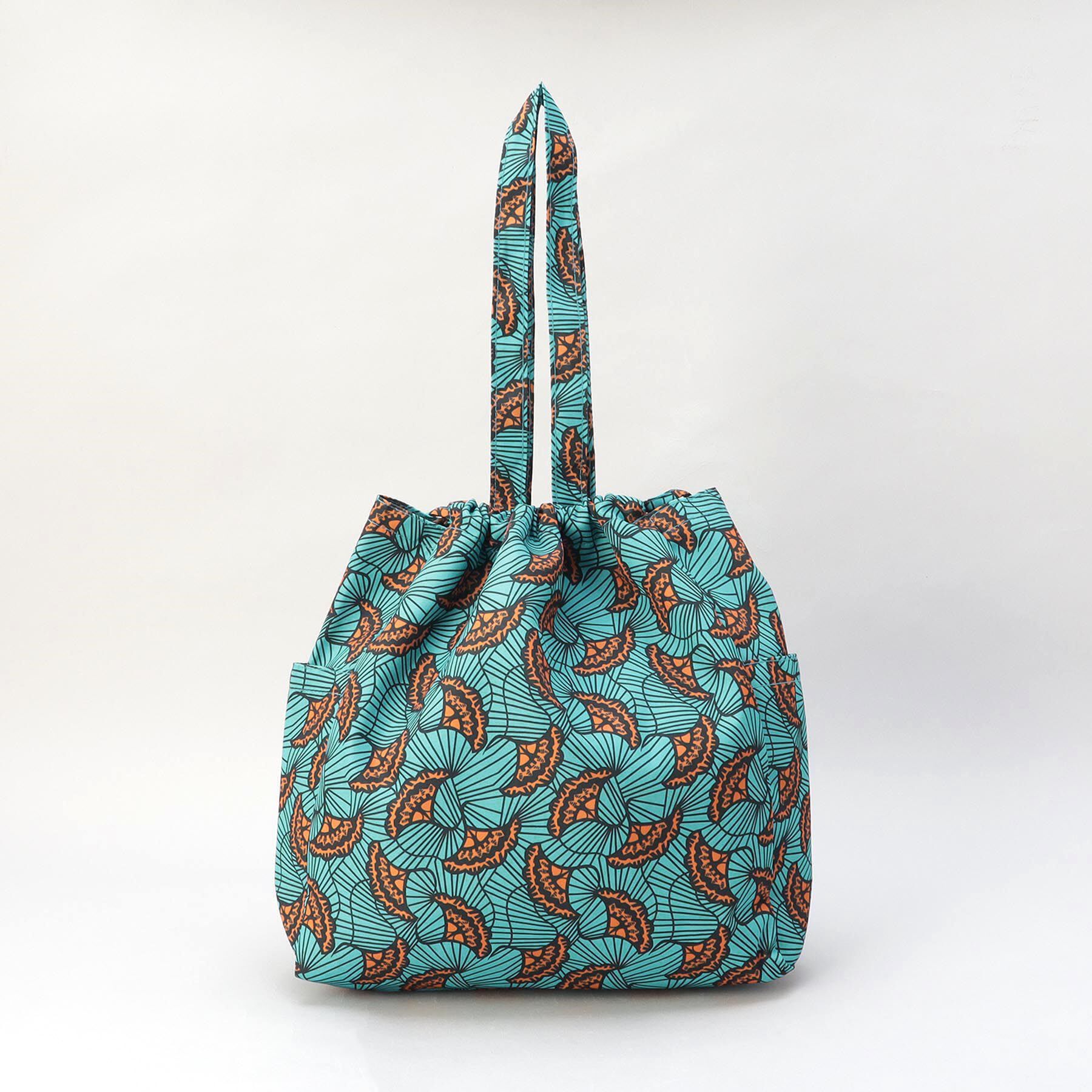 212 KITCHEN STORE「ラタ プリントトート リーフブルー」|その他|