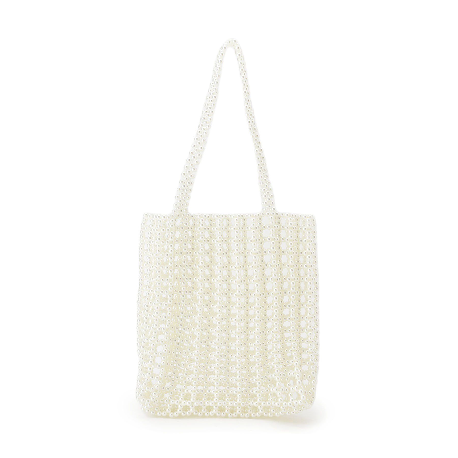 SunaUna「パール調ハンドバッグ」|ハンドバッグ|アイボリー(004)