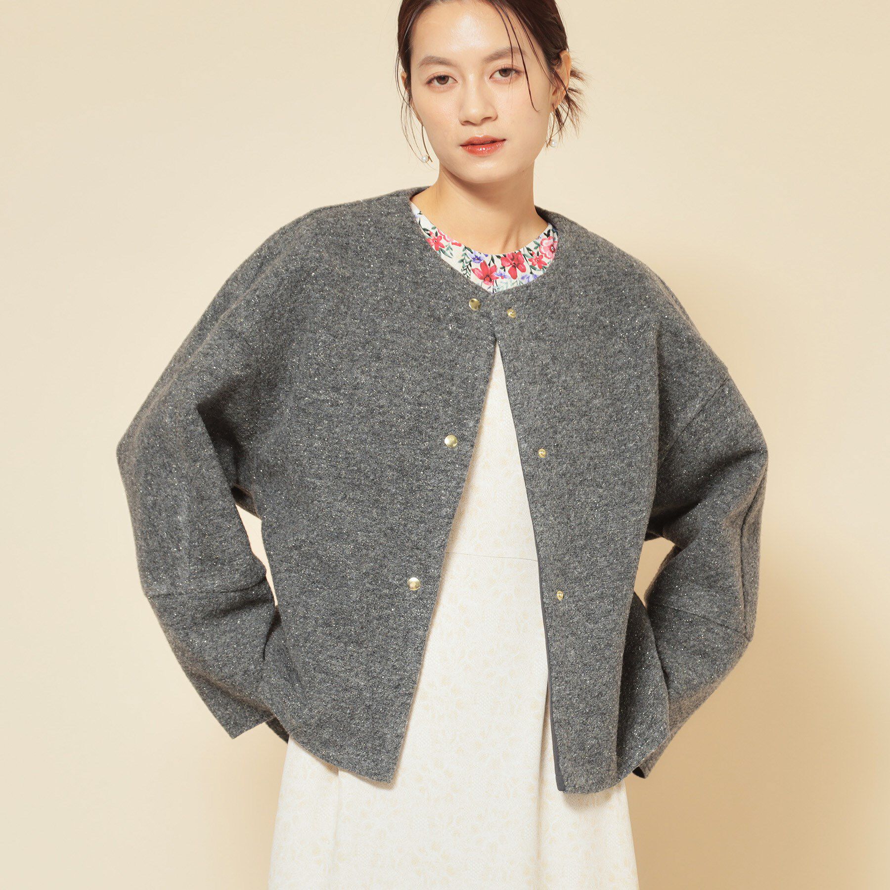 SunaUna「【エアリーブルゾン／3色展開】」|ブルゾン・スタジャン|