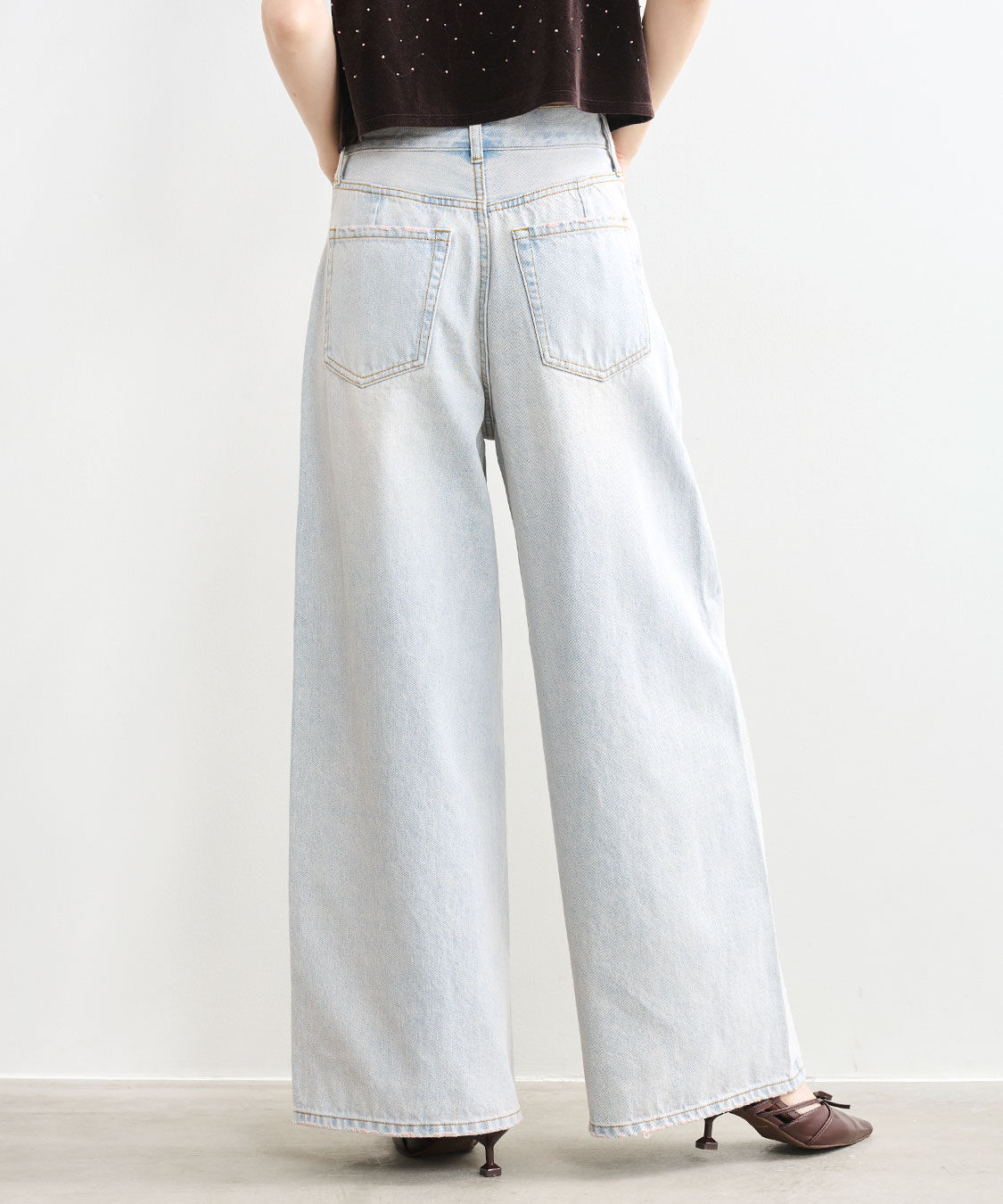 COCO DEAL「バレルワイドデニムパンツ」|デニム|