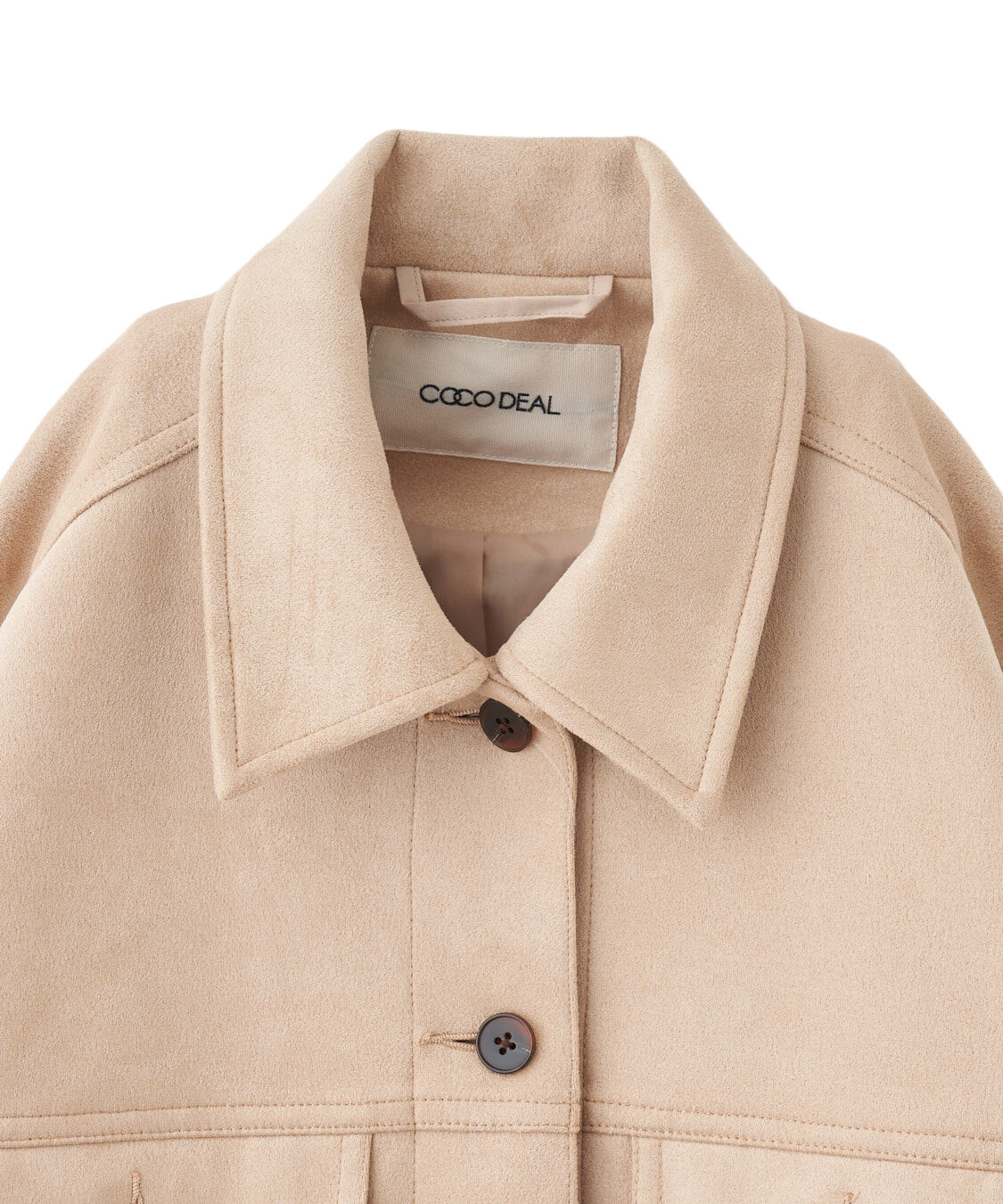 COCO DEAL「Gジャンライクスウェードブルゾン」|ブルゾン・スタジャン|