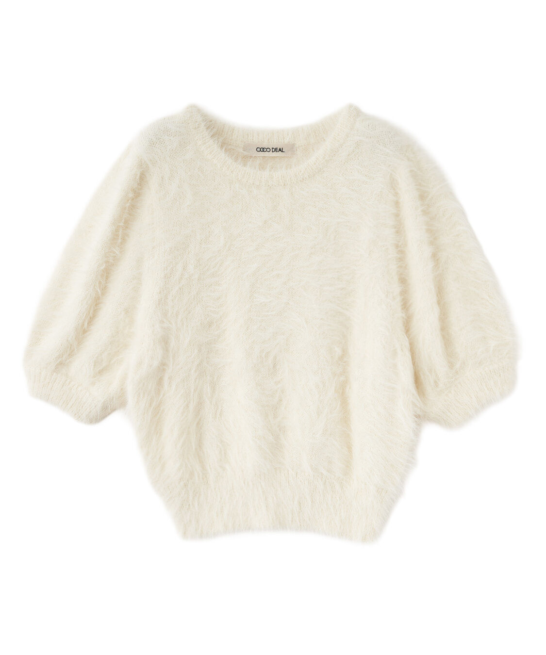 COCO DEAL「半袖フェザーニット」|ニット・セーター|