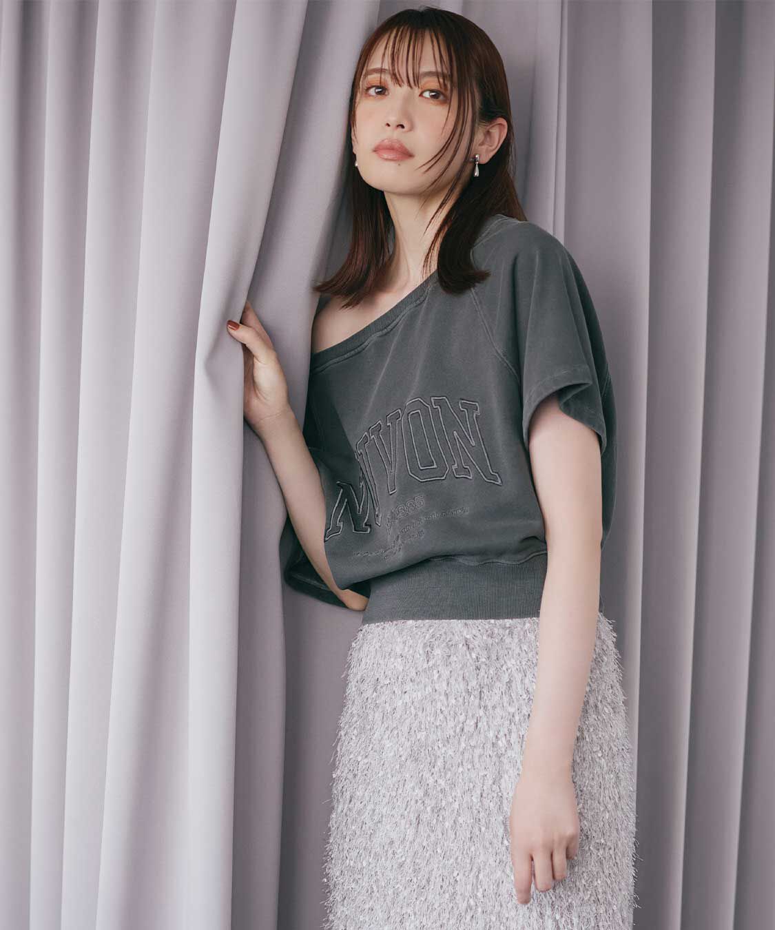 COCO DEAL「製品染め半袖スウェット」|スウェット・ジャージ|