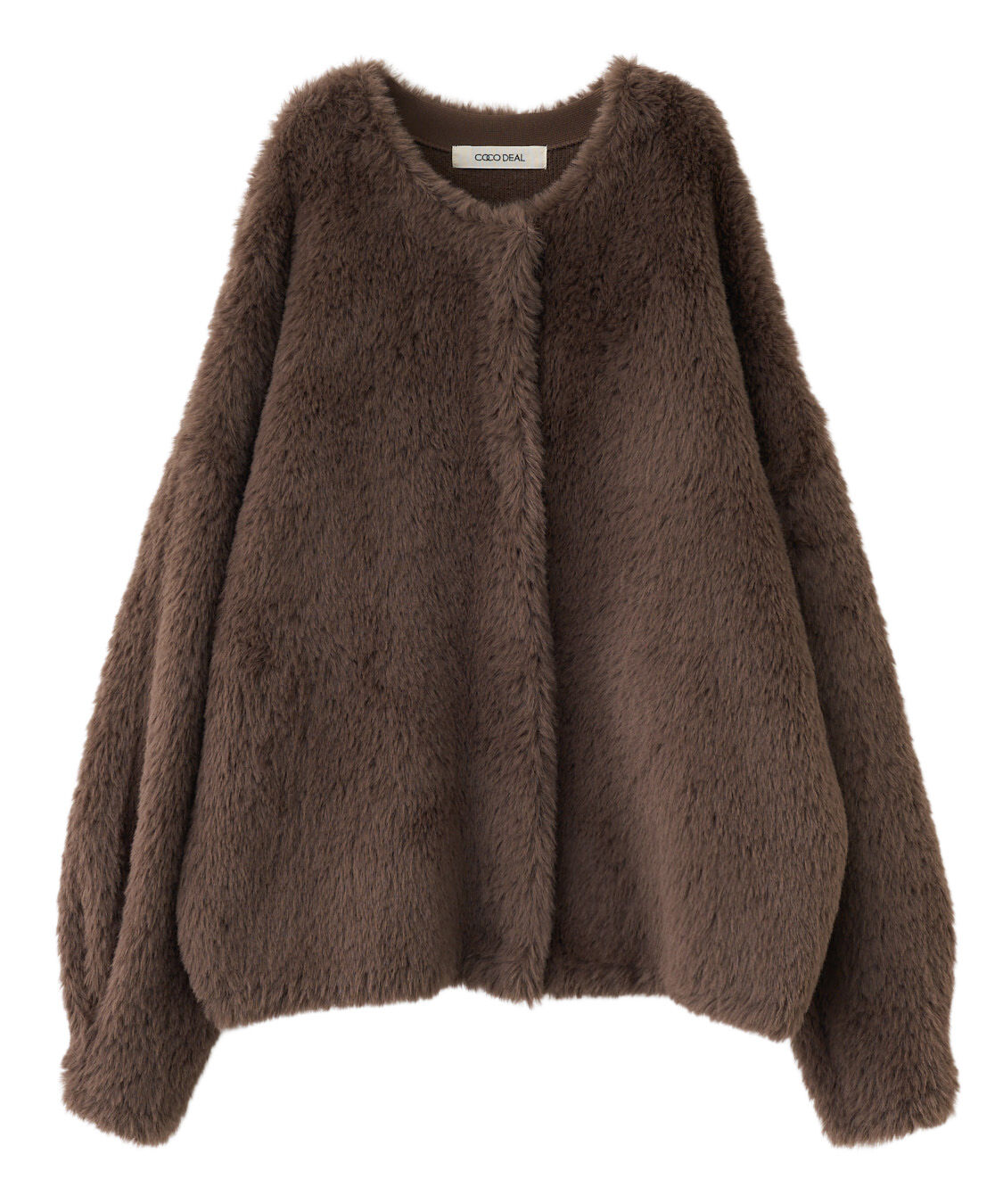 COCO DEAL「ダブルフェイスフェザーニットアウター」|その他|