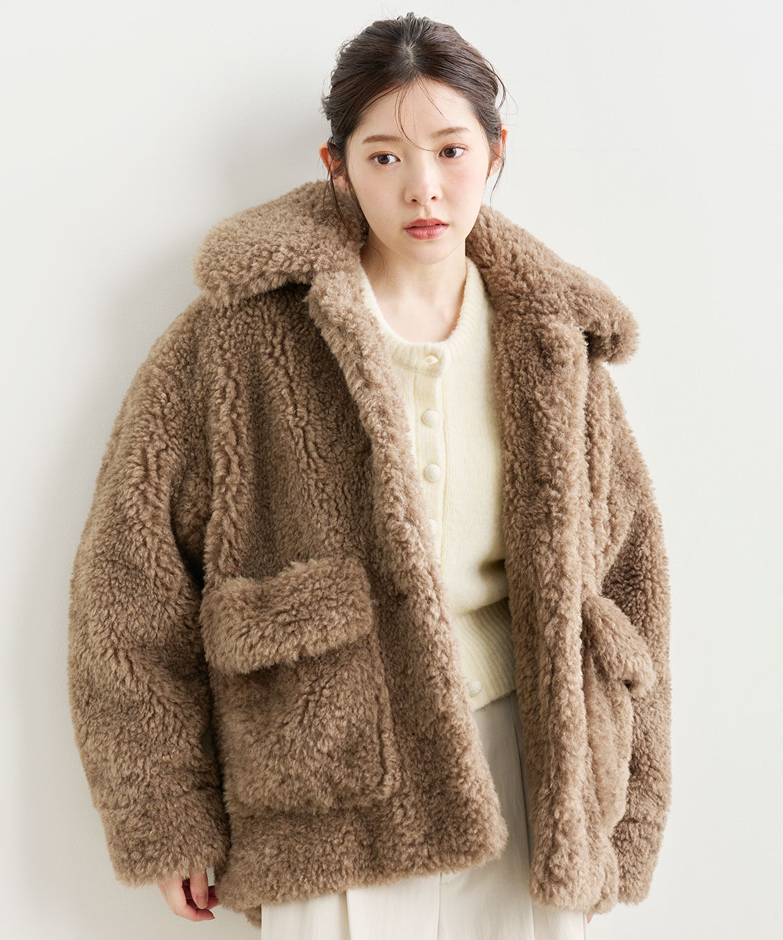 COCO DEAL「ファーボアブルゾン」|ブルゾン・スタジャン|