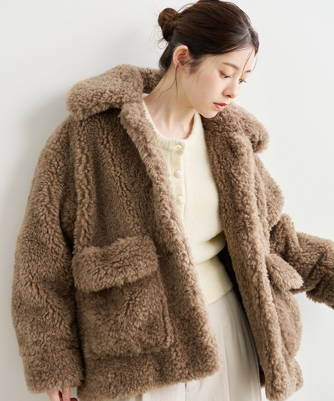 COCO DEAL「ファーボアブルゾン」|ブルゾン・スタジャン|