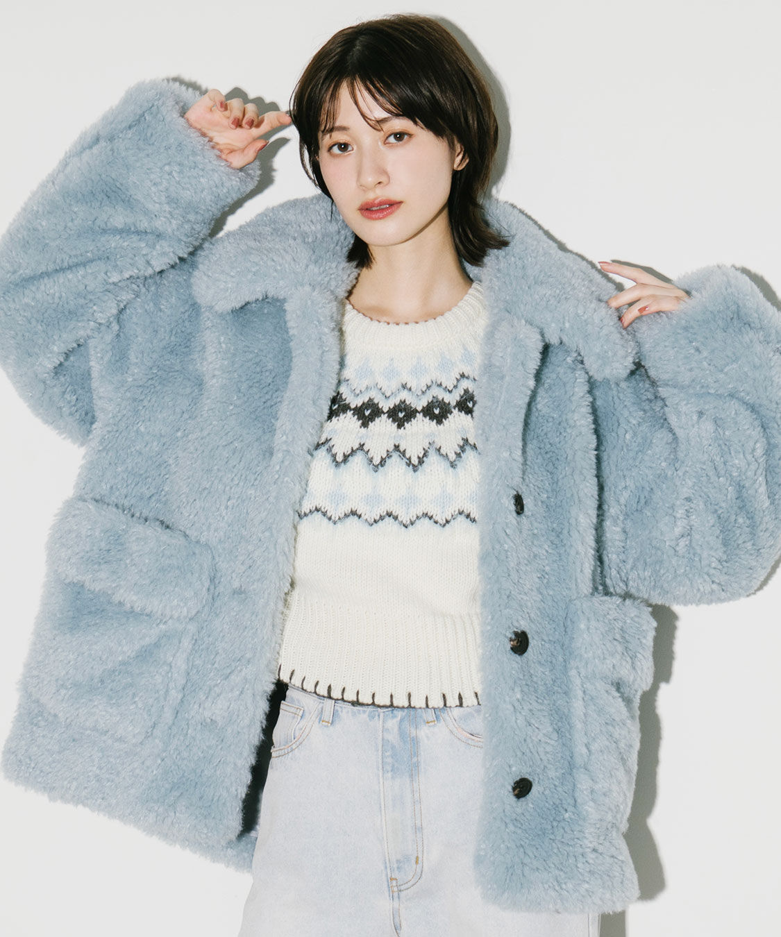 COCO DEAL「ファーボアブルゾン」|ブルゾン・スタジャン|