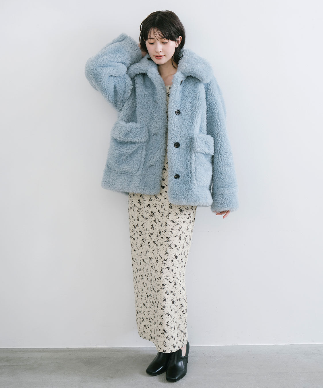 COCO DEAL「ファーボアブルゾン」|ブルゾン・スタジャン|