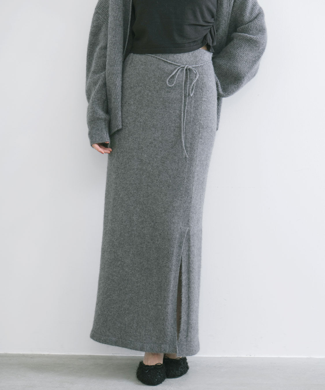 COCO DEAL「ラクーン混ニットタイトスカート」|スカート|