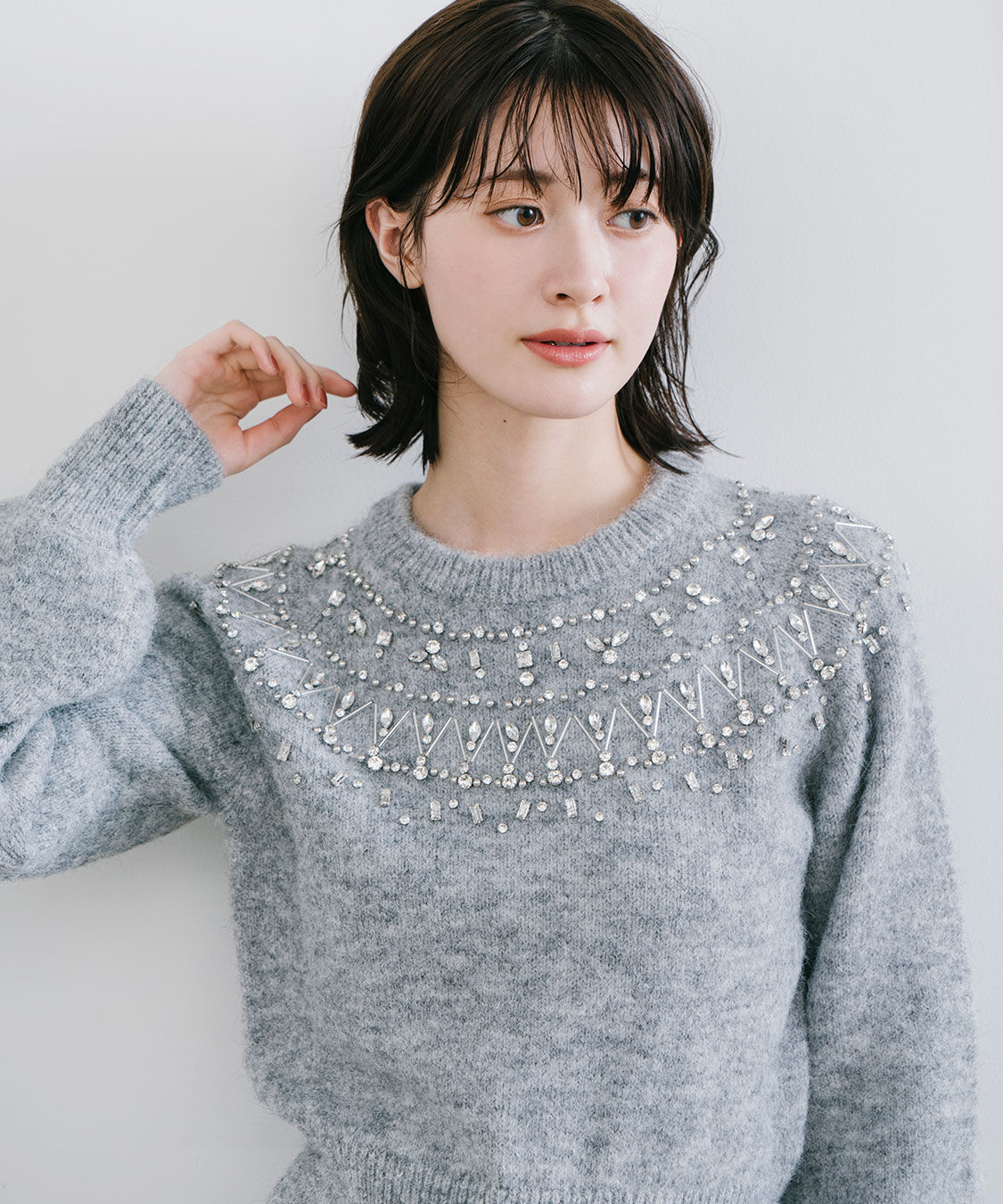 COCO DEAL「ノルディックビジューニット」|ニット・セーター|