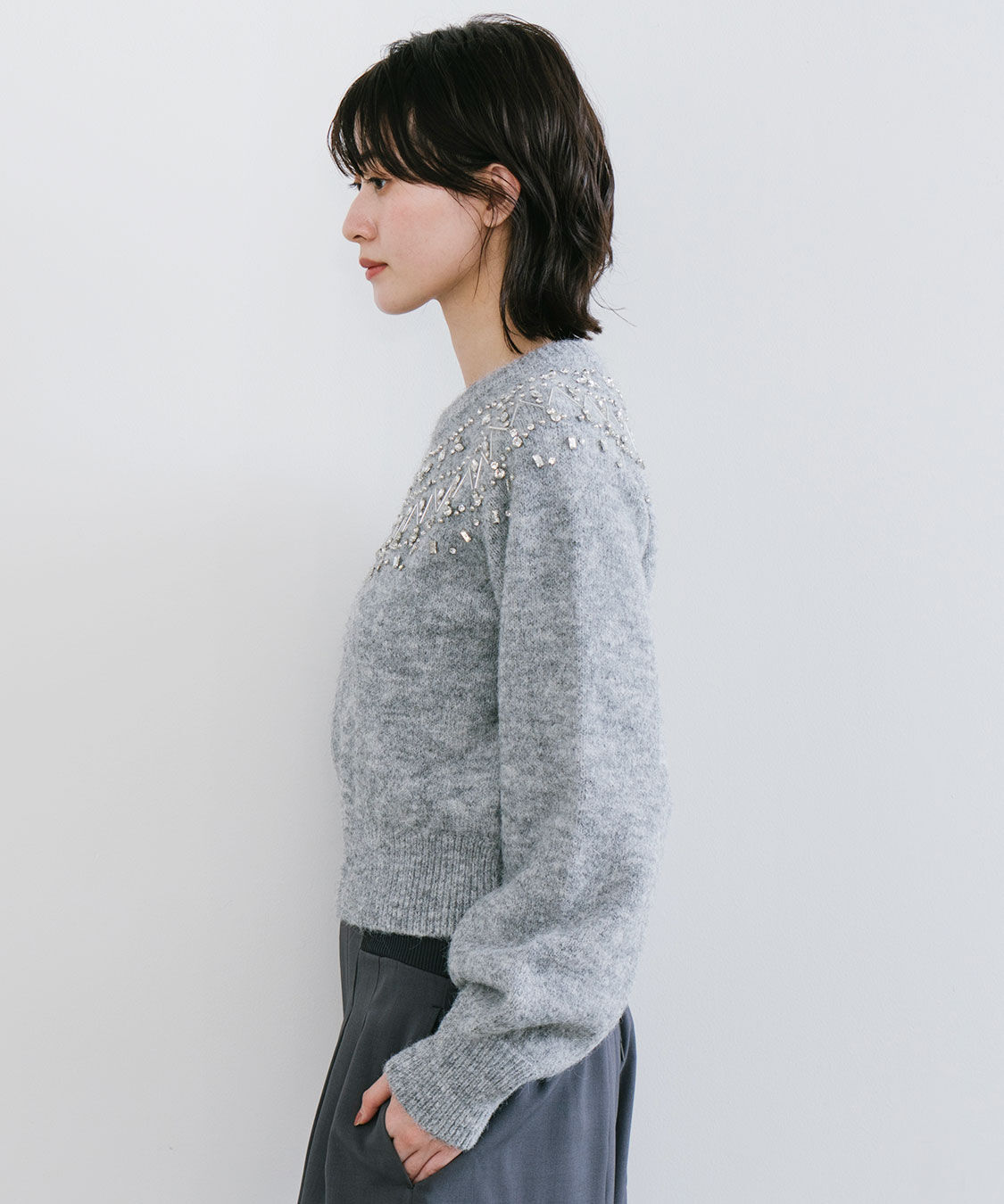 COCO DEAL「ノルディックビジューニット」|ニット・セーター|