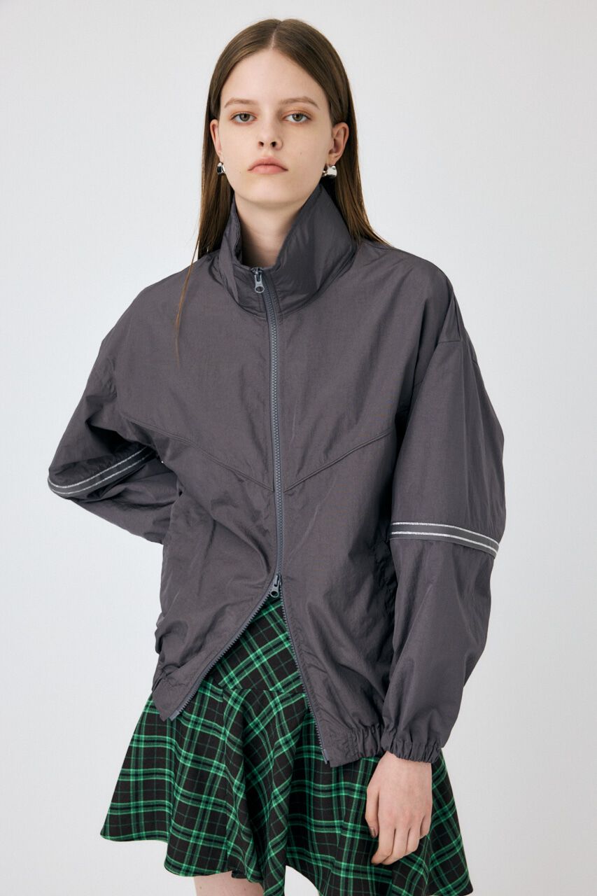 MOUSSY「DETACHABLE ラインジャケット」|シャツ・ブラウス|GRY