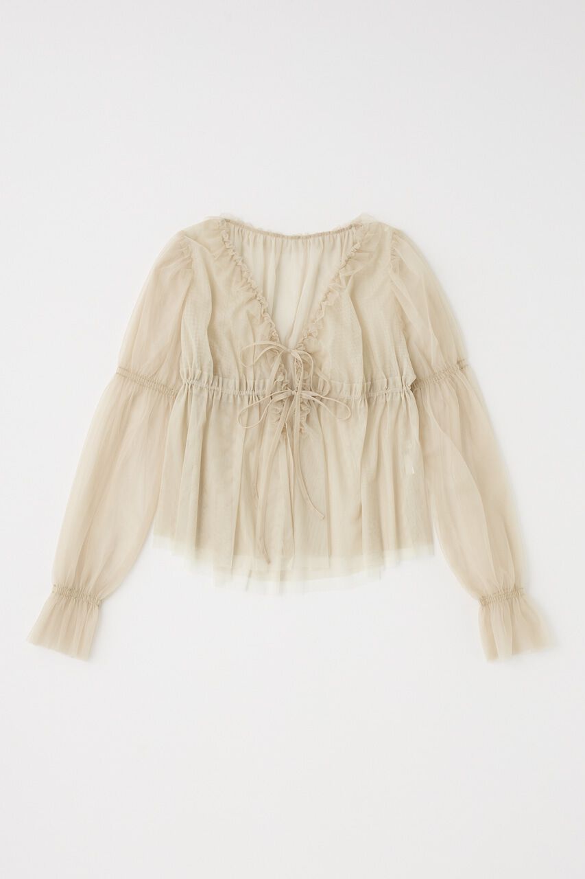 MOUSSY「TULLE LAYERED トップス」|シャツ・ブラウス|