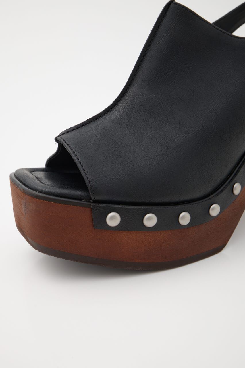 MOUSSY「PLATFORM WOOD サンダル」|サンダル|