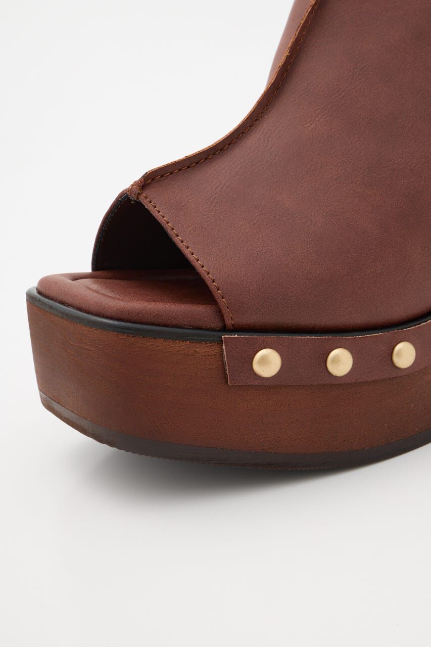 MOUSSY「PLATFORM WOOD サンダル」|サンダル|