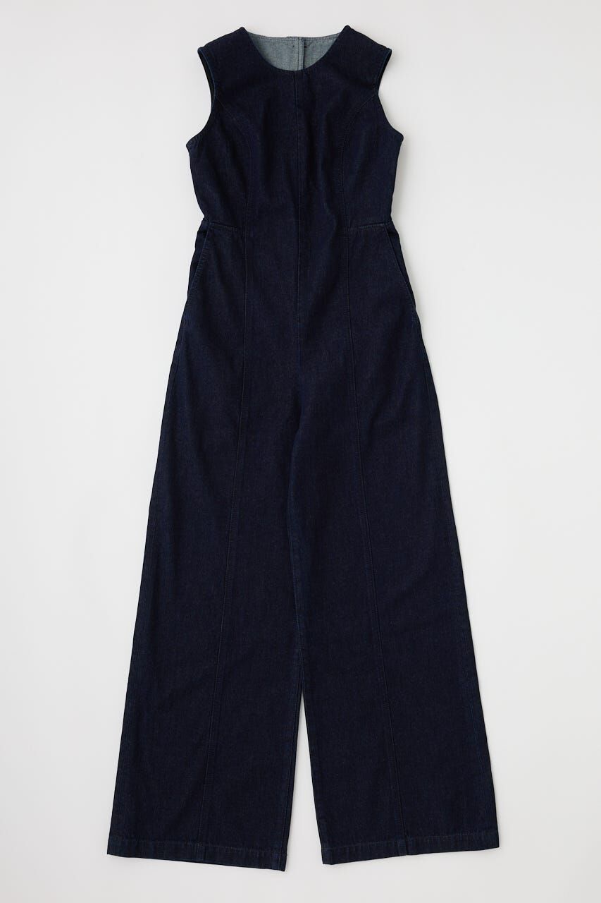 MOUSSY「BACK SLIT DENIM  オールインワン」|その他|