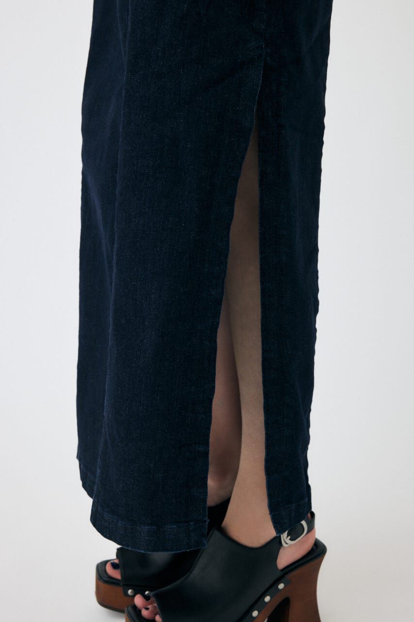 MOUSSY「HALTER STRAP デニムドレス」|ワンピース|