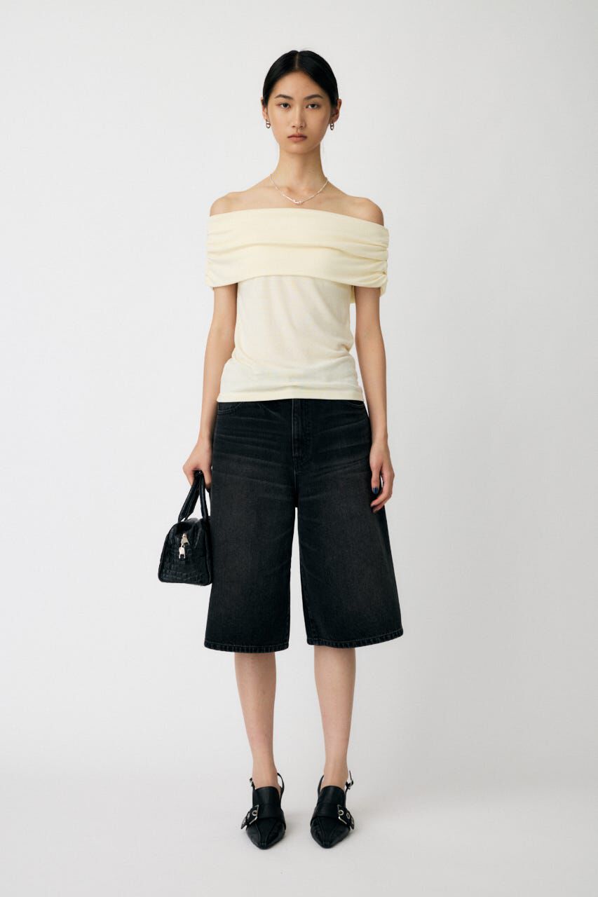 MOUSSY「SHEER OFF SHOULDER トップス」|その他|