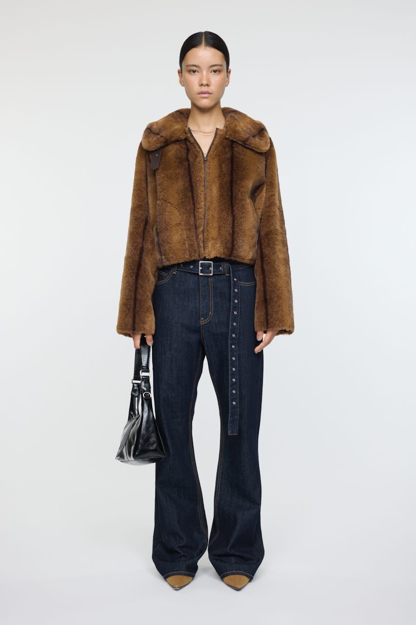 MOUSSY「REVER FAUX ファーコート」|ブルゾン・スタジャン|