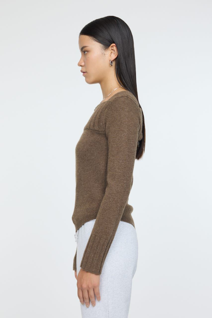 MOUSSY「ASYMMETRY トップス」|ニット・セーター|