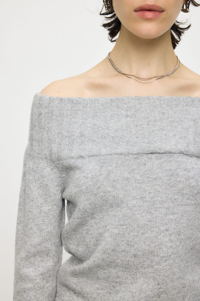 MOUSSY「ASYMMETRY トップス」|ニット・セーター|