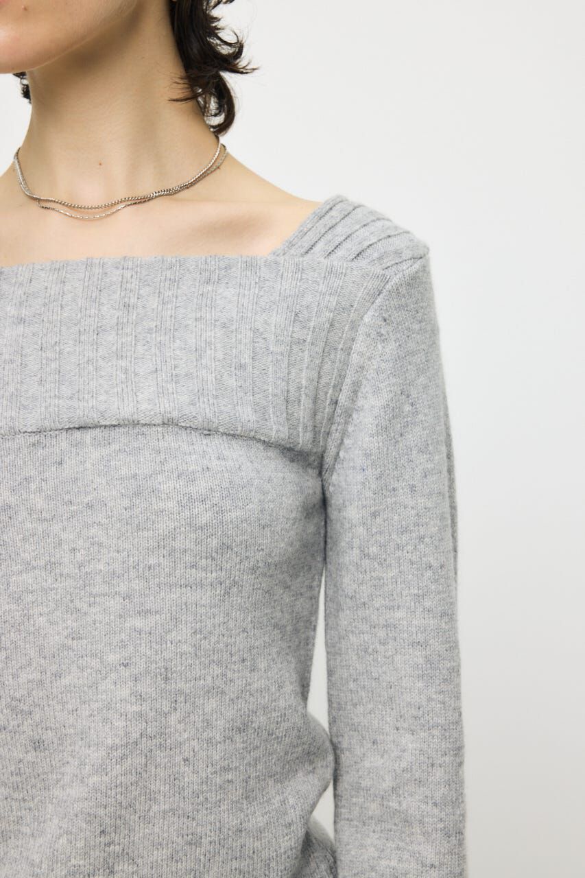 MOUSSY「ASYMMETRY トップス」|ニット・セーター|