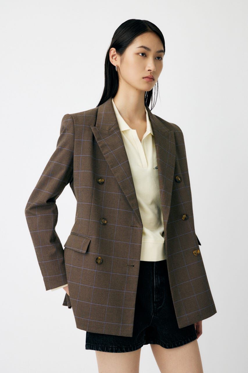 MOUSSY「PLAID FIT ジャケット」|その他|