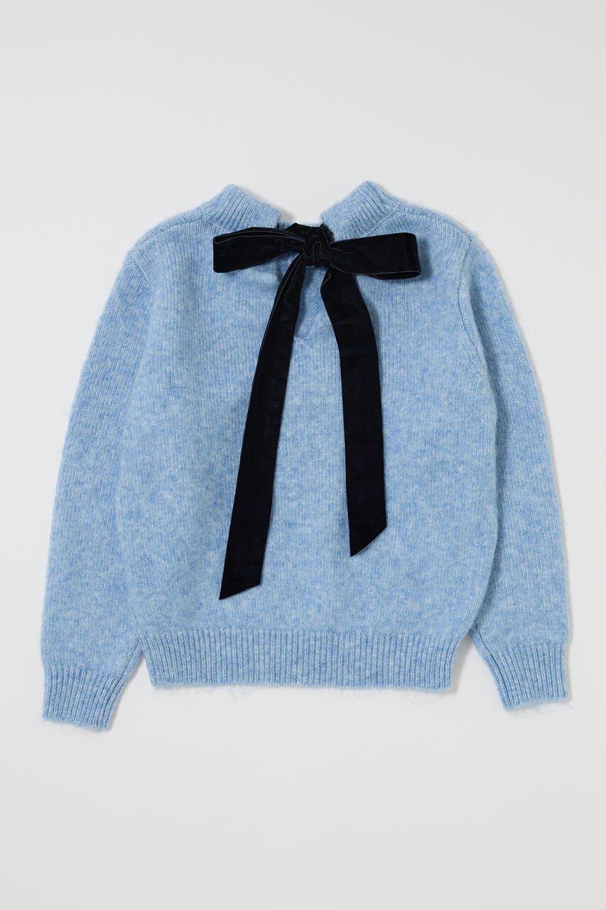 MOUSSY「BACK RIBBON セーター」|ニット・セーター|