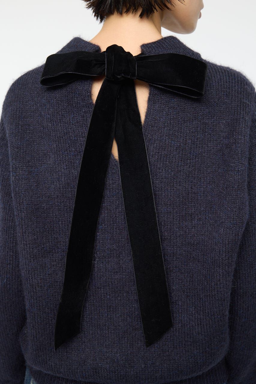 MOUSSY「BACK RIBBON セーター」|ニット・セーター|