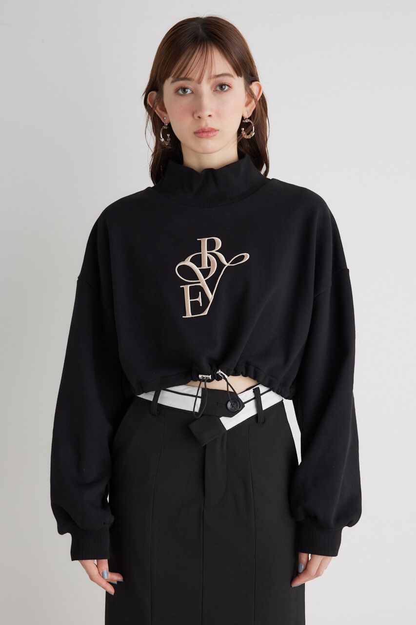 rienda「バルーンヘムロゴスウェットTOP」|Tシャツ・カットソー|