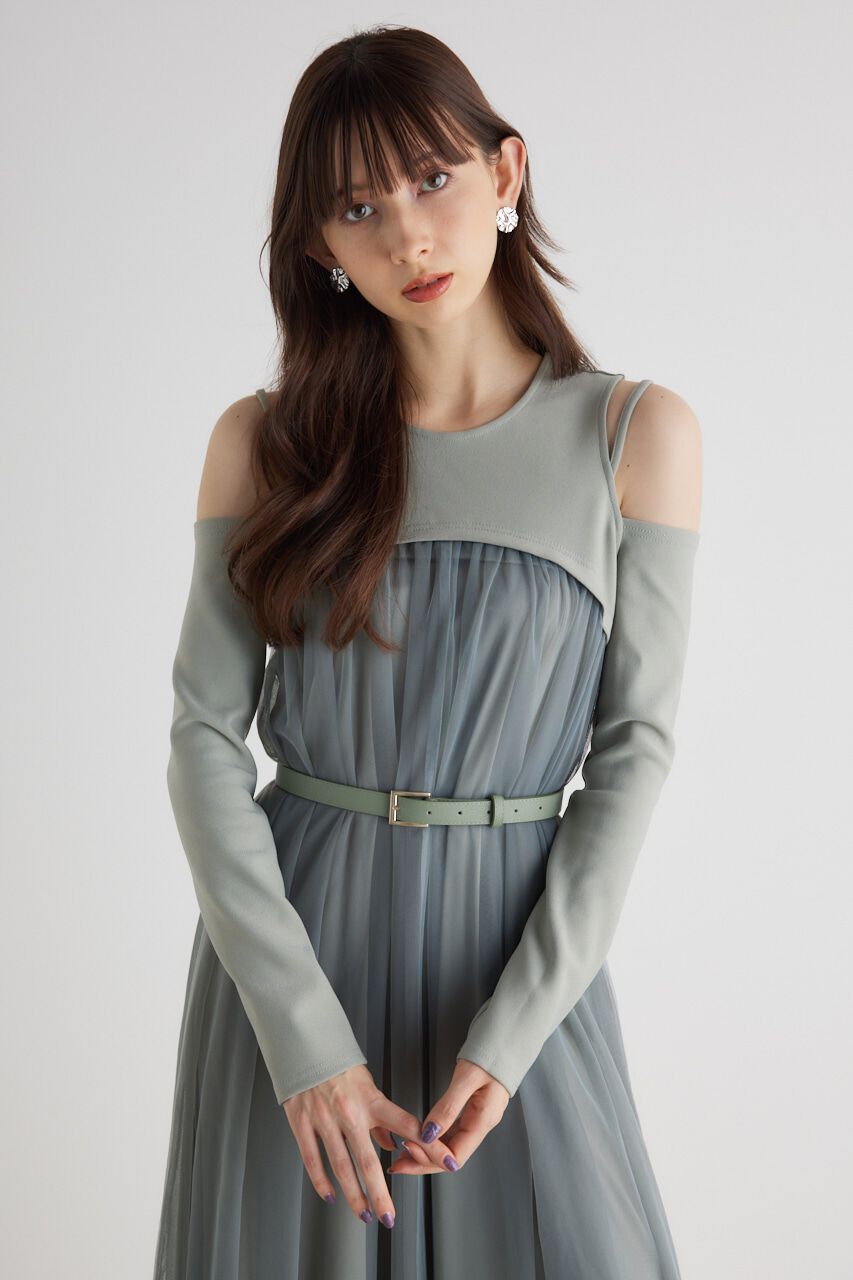 rienda「チュールコンビフレア OP」|ワンピース|