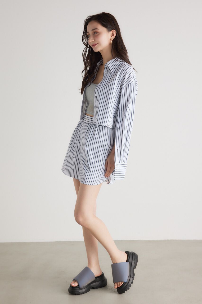 rienda「2WAYショートSH TOP」|シャツ・ブラウス|