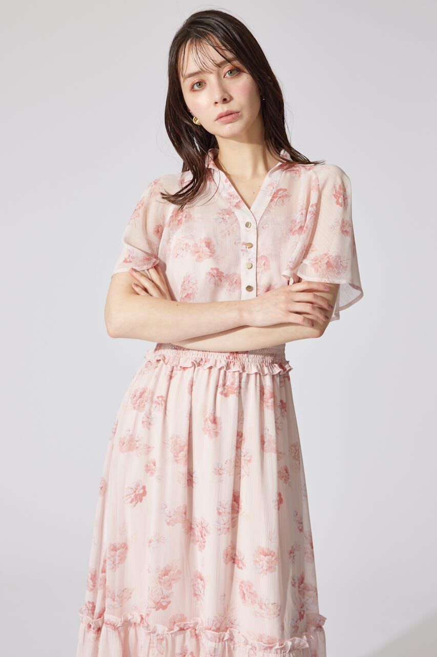 rienda「シャーリングワンピースセット」|ワンピース|