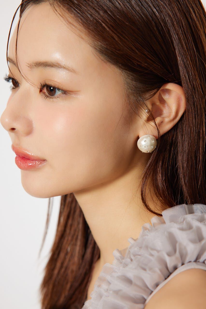 rienda「マルチパールピアス」|ピアス|WHT