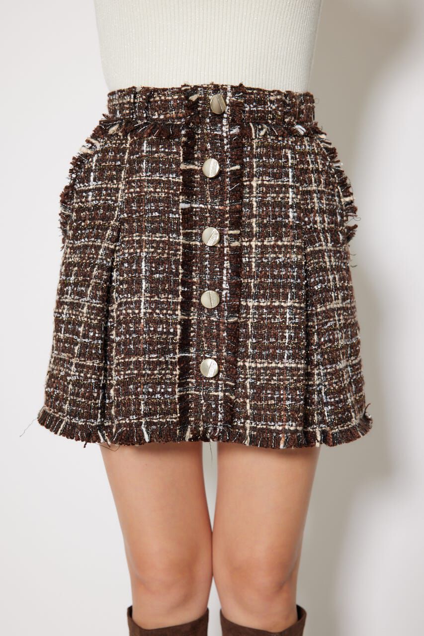 rienda「Aラインツイードスコートショートパンツ」|その他|