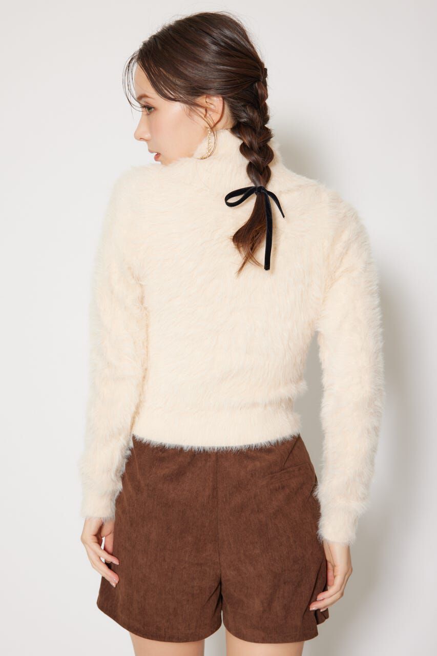 rienda「ボタニカルRロゴニットトップス」|ニット・セーター|