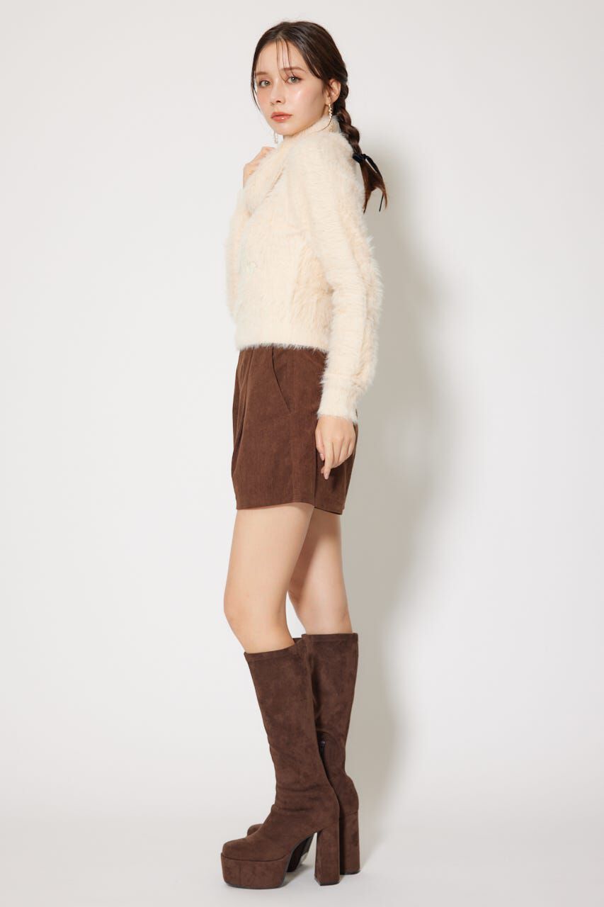 rienda「ボタニカルRロゴニットトップス」|ニット・セーター|