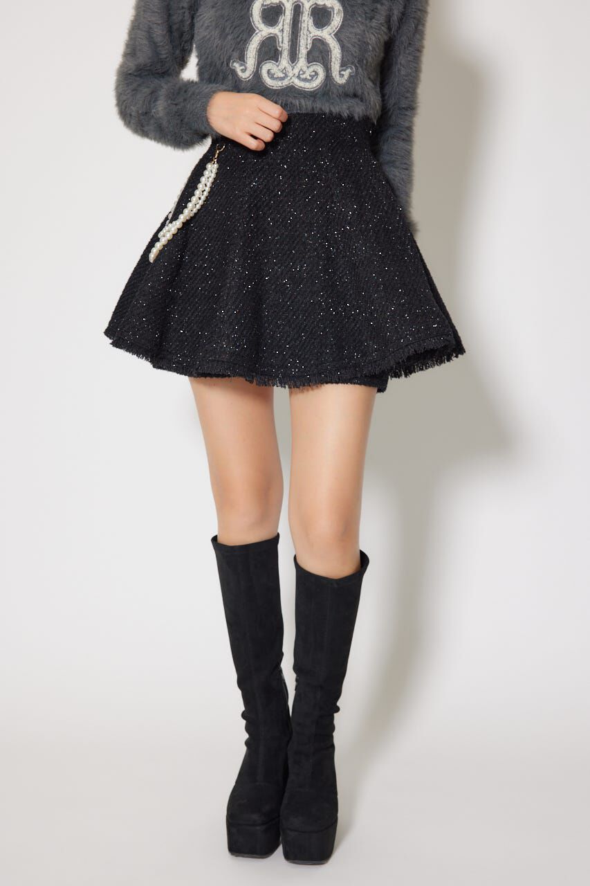 rienda「ツイードフレアスコートショートパンツ」|その他|